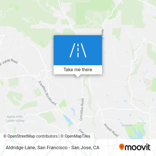 Mapa de Aldridge Lane