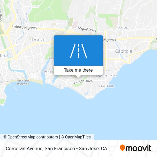 Mapa de Corcoran Avenue