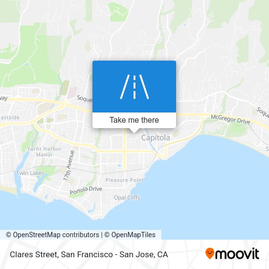 Mapa de Clares Street