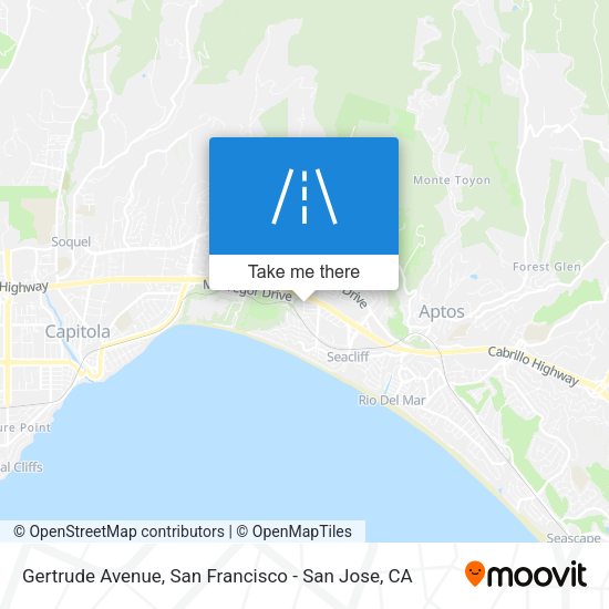 Mapa de Gertrude Avenue