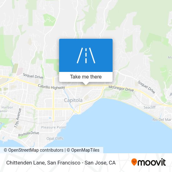 Mapa de Chittenden Lane