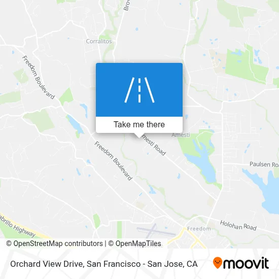 Orchard View Drive map