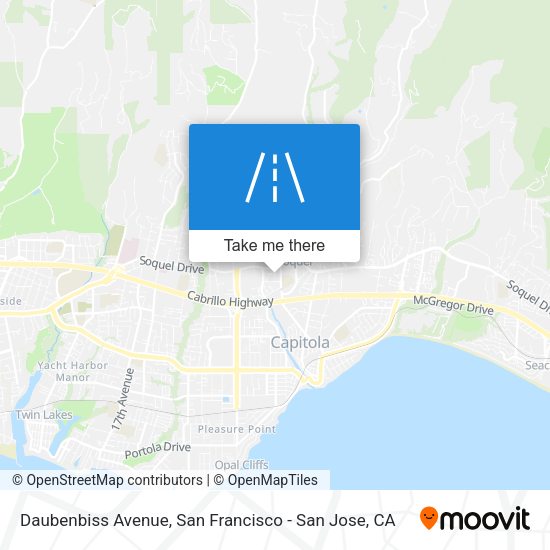 Daubenbiss Avenue map