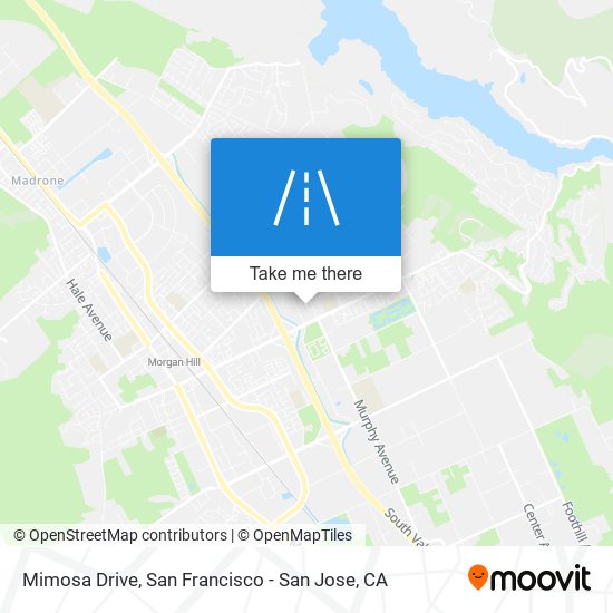 Mimosa Drive map