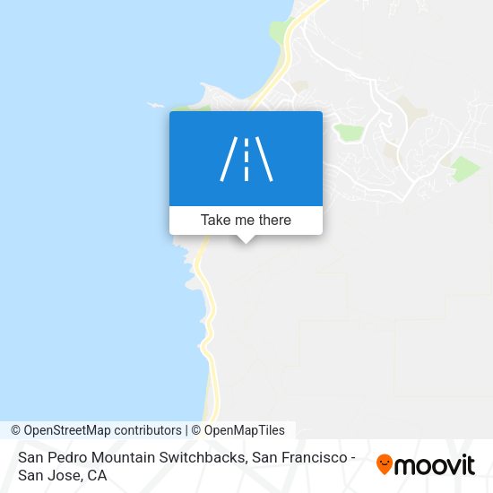San Pedro Mountain Switchbacks map