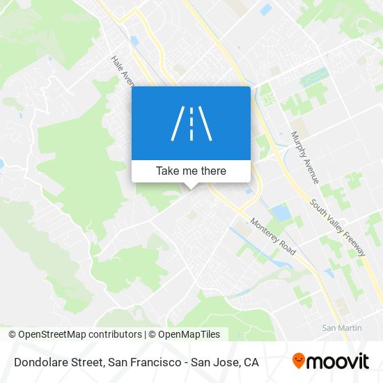 Dondolare Street map