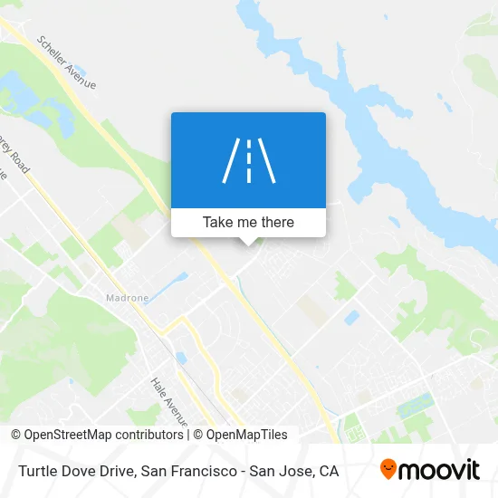 Turtle Dove Drive map