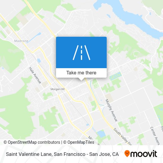 Mapa de Saint Valentine Lane