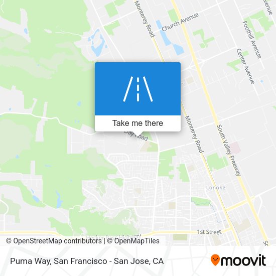 Mapa de Puma Way