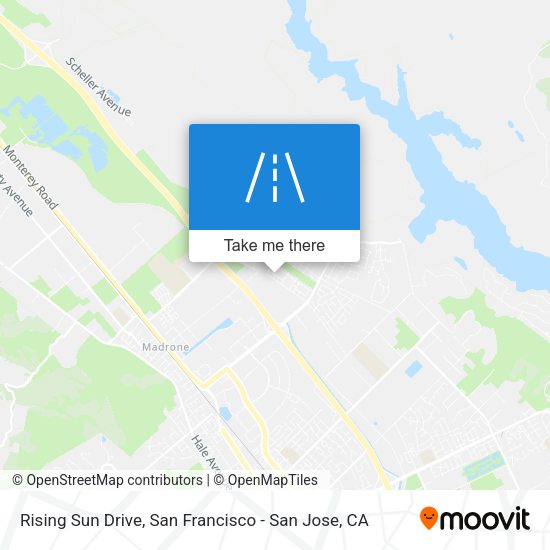 Rising Sun Drive map