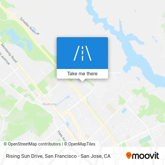 Rising Sun Drive map