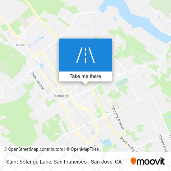 Mapa de Saint Solange Lane
