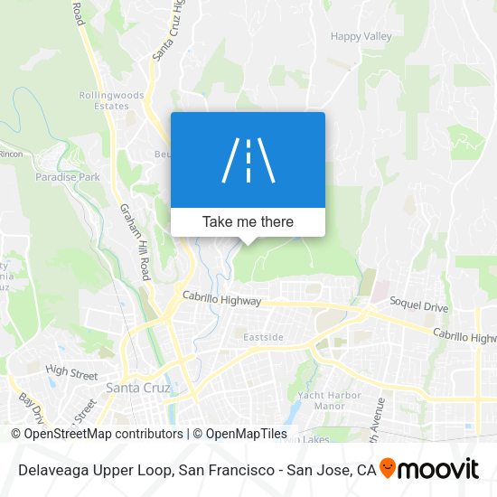 Mapa de Delaveaga Upper Loop