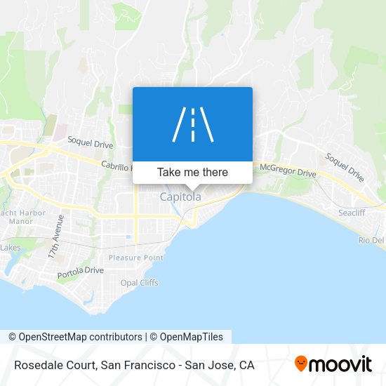 Mapa de Rosedale Court