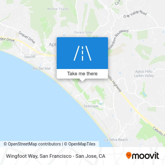 Wingfoot Way map