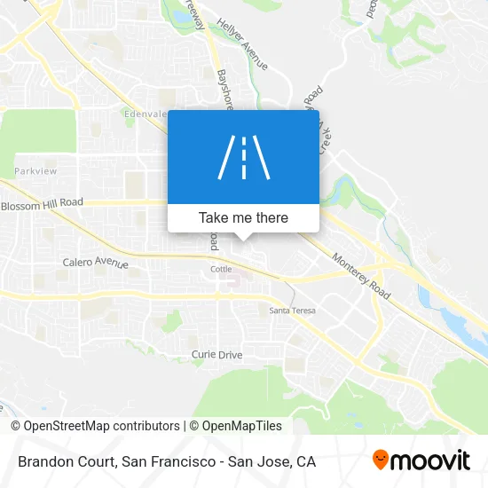 Mapa de Brandon Court