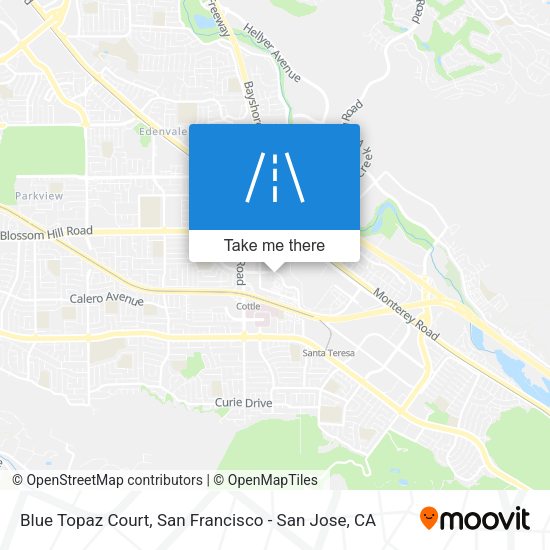 Blue Topaz Court map