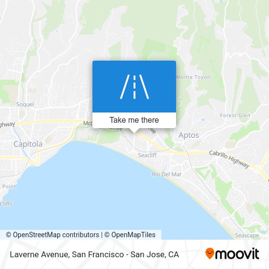 Mapa de Laverne Avenue