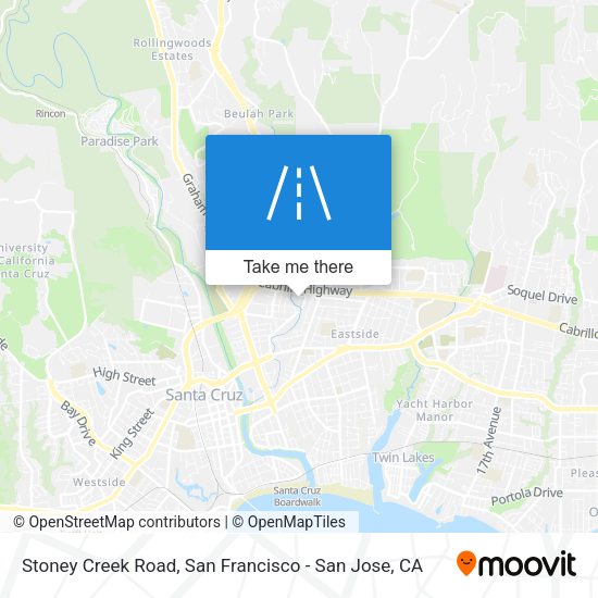 Stoney Creek Road map