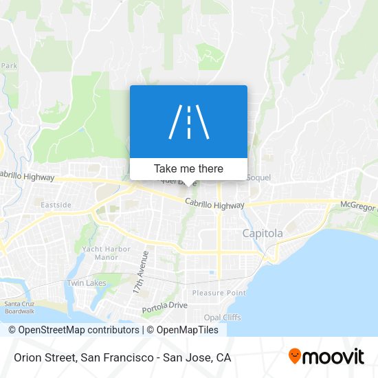 Mapa de Orion Street