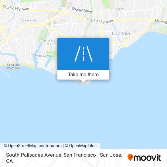 South Palisades Avenue map