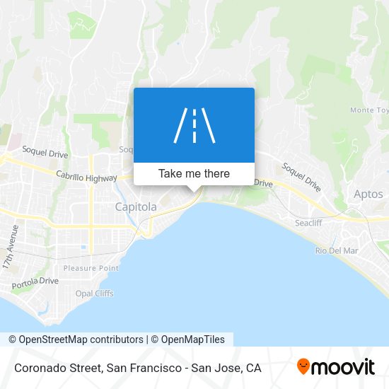 Mapa de Coronado Street