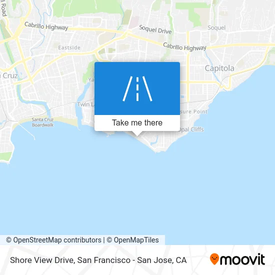 Shore View Drive map