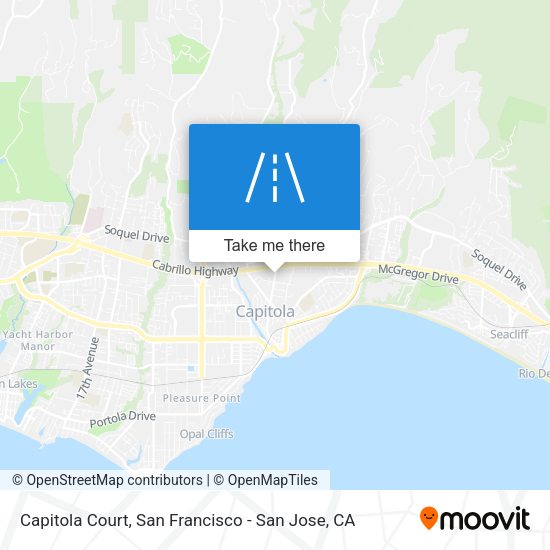 Mapa de Capitola Court