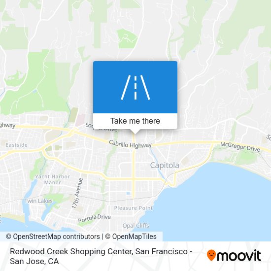 Mapa de Redwood Creek Shopping Center