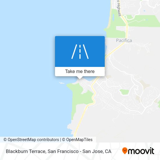 Mapa de Blackburn Terrace
