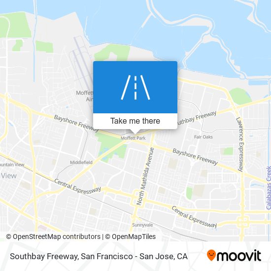 Southbay Freeway map