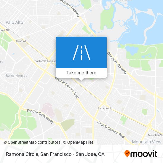 Ramona Circle map