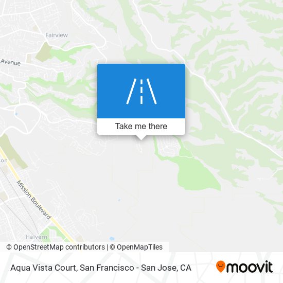 Mapa de Aqua Vista Court