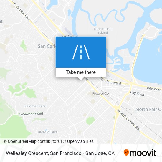 Mapa de Wellesley Crescent