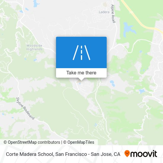 Mapa de Corte Madera School