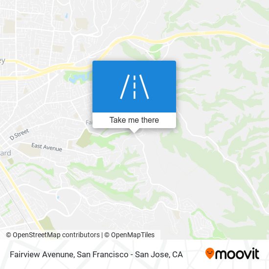 Mapa de Fairview Avenune