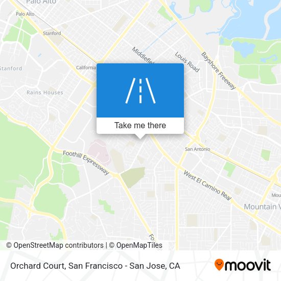 Mapa de Orchard Court