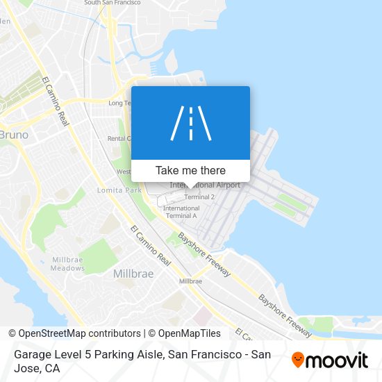 Mapa de Garage Level 5 Parking Aisle