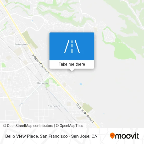 Bello View Place map