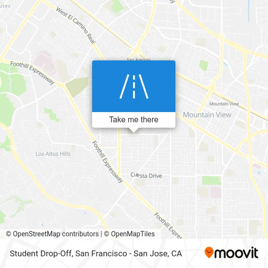 Student Drop-Off map