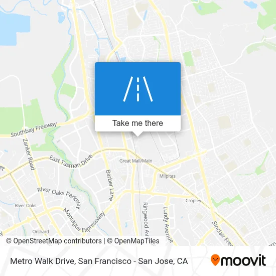 Metro Walk Drive map