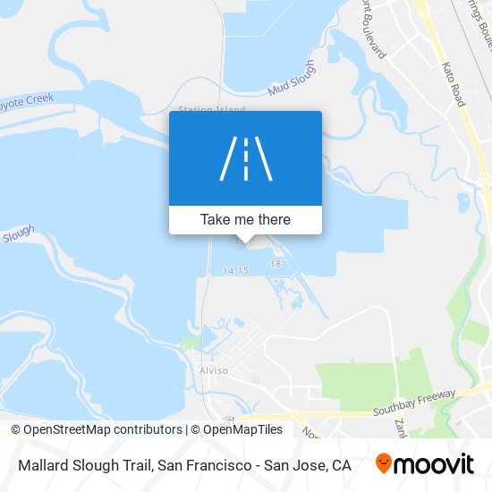 Mallard Slough Trail map