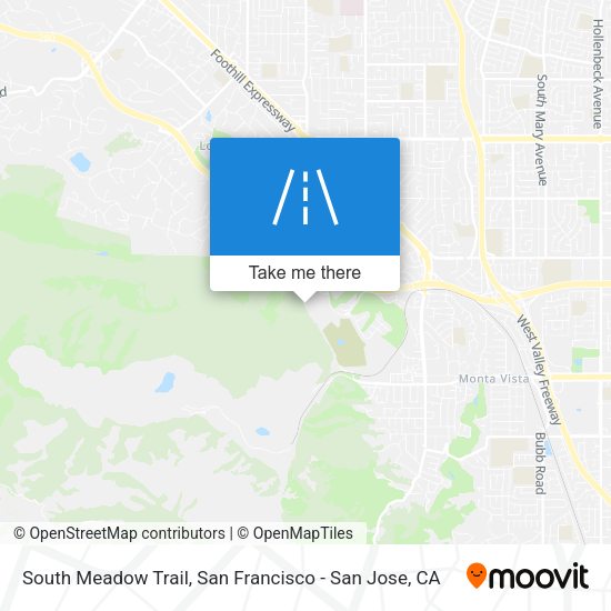 Mapa de South Meadow Trail