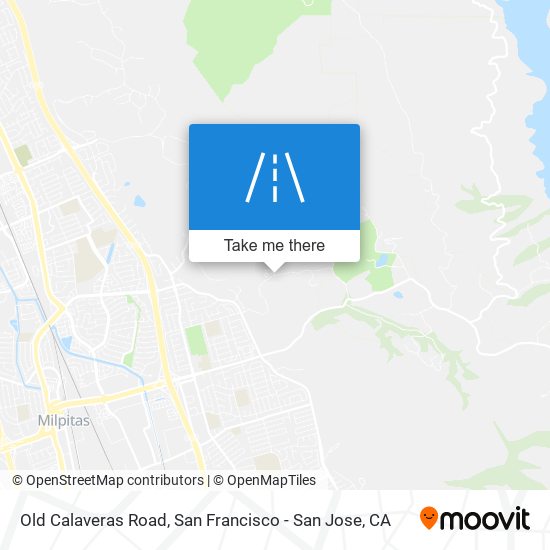 Mapa de Old Calaveras Road