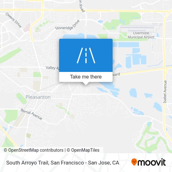 Mapa de South Arroyo Trail