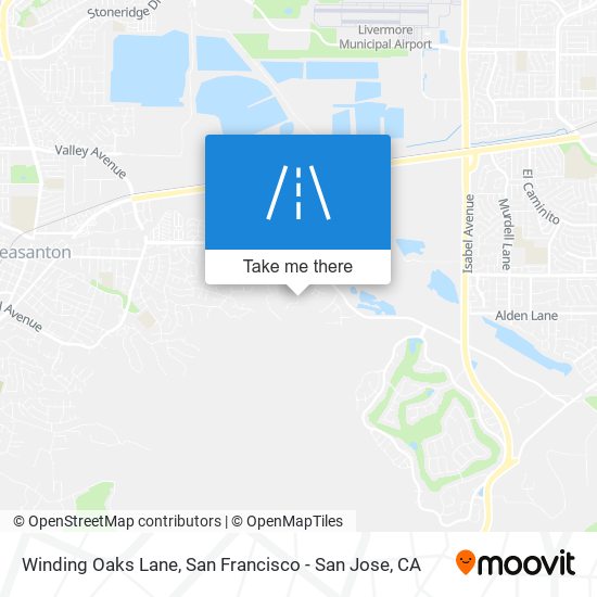Mapa de Winding Oaks Lane
