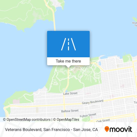 Mapa de Veterans Boulevard