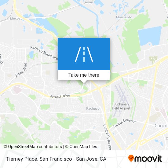 Mapa de Tierney Place