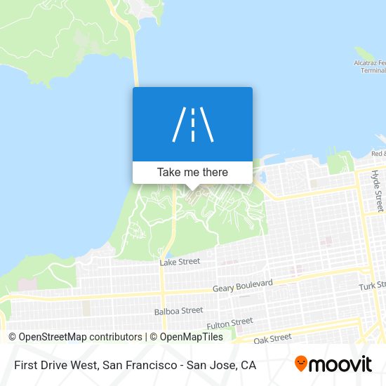 Mapa de First Drive West