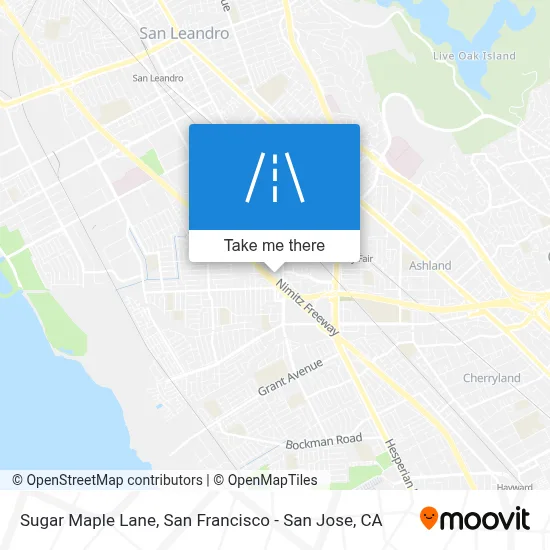 Sugar Maple Lane map